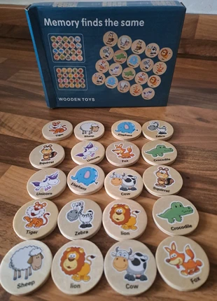Animals wooden memory game find the same animal, brand: INB, condition: New without tags, size: One size, £6.80, £7.64 includes Buyer Protection Pro