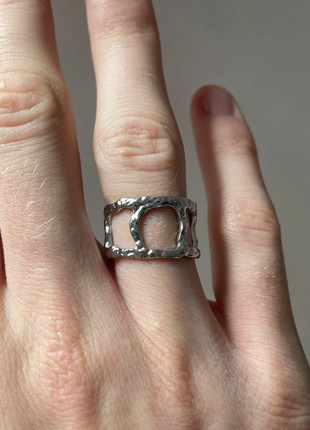 Bague chrome minimaliste acier inoxydable ajustable, marke: CHROME, zustand: Sehr gut, größe: Größenverstellbar, 4,30 €, 5,22 € inklusive Vinted-Käuferschutz