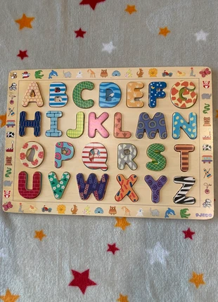 Puzzle Alphabet Djeco Éducatif En Bois dès 3 ans, marca: Djeco, estado: Muy bueno, 5,00 €, 5,95 € Protección al comprador incluida