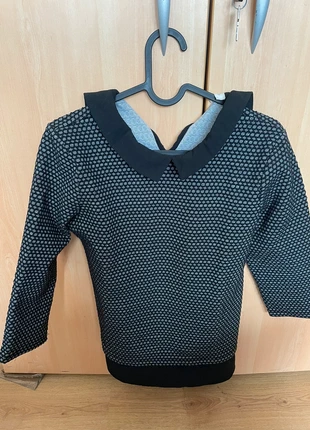 Pull noir bi-matiere graine de malice manche trois quarts, marque: Graine de Malice, état: Très bon état, taille: XS / 34 / 6, 5,00 €, 5,95 € Protection acheteurs incluse