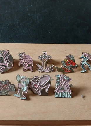 Lot de pins panthère rose Pink panther vintage, marque: panthere rose, état: Très bon état, 33,00 €, 35,35 € Protection acheteurs incluse