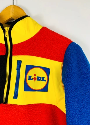 Polaire Lidl taille M half zip/camionneur jaune/rouge/bleu homme/femme, marque: Lidl, état: Très bon état, taille: M, 30,00 €, 32,20 € Protection acheteurs incluse