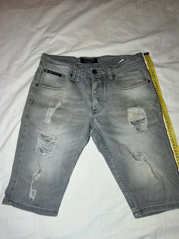 Short en jean Philipp plein