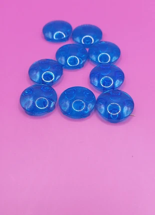 Lot de 20 Plate, Round trans dark blue 2 x 2 (référence : 2654), brand: LEGO, condition: Very good, size: One size, €1.29, €2.05 includes Buyer Protection Pro