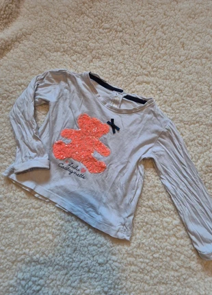 🧸 Pull Lulu Castagnette 24 mois – ourson à sequins corail, marque: Lulu Castagnette, état: Bon état, taille: 18-24 mois / 86 cm, 3,00 €, 3,85 € Protection acheteurs incluse