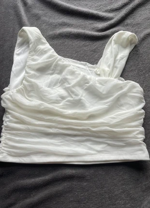 Top blanc, marca: autre, estado: Muy bueno, tamaño: S / 36 / 8, 3,00 €, 3,85 € Protección al comprador incluida