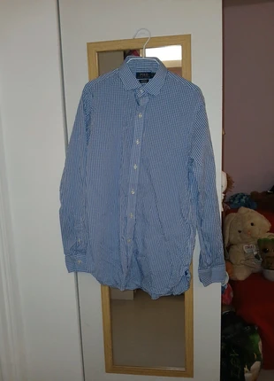 Chemise Polo Raph Lauren à rayures bleu taille 39 /M, marca: Ralph Lauren, estado: Muito bom, tamanho: M, €50.00, €53.20 inclui Proteção do Comprador
