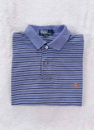 Polo Ralph Lauren Rayé lila Logo Brodé Orange Size M Homme, marca: Ralph Lauren, estado: Muito bom, tamanho: M, €12.00, €13.30 inclui Proteção do Comprador Pro