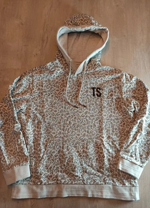 Sweat à capuche Homme à motifs beige Teddy Smith - Taille XL - Très bon état, brand: Teddy Smith, condizioni: Ottime, taglia: XL, €6.00, €7.00 include la Protezione acquisti