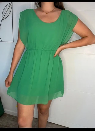 Robe fluide casual sexy vert ample vestido abito dress, brand: Zara, condition: New without tags, size: M / 38 / 10, €10.00, €11.20 includes Buyer Protection