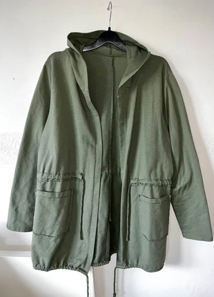 Gilet veste à capuche kaki - se resserre à la taille - taille unique  - taille 34/36/38, marca: Boutique indépendante, estado: Nuevo sin etiquetas, tamaño: Talla única, 7,00 €, 8,05 € Protección al comprador incluida