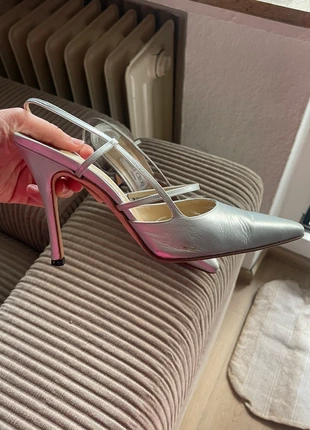 Silberne Slingbacks, brand: Jimmy Choo, condizioni: Ottime, taglia: 38, €75.00, €79.45 include la Protezione acquisti