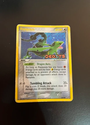 Rayquaza holo stamped 22/107 (Set Ex deoxys) ENG, Good, marque: Pokémon, état: Très bon état, 40,00 €, 42,70 € Protection acheteurs incluse