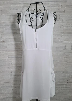 Robe blanche sans manches M&S taille S, brand: M&S Mode, condition: Very good, size: S / 36 / 8, €8.00, €9.10 includes Buyer Protection
