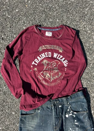 ⭐ Vintage Harry Potter Hogwarts Shirt in Weinrot ⭐, marke: Vintage Dressing, zustand: Sehr gut, größe: S / 36 / 8, 17,95 €, 19,55 € inklusive Vinted-Käuferschutz