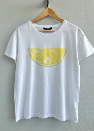 SET T-Shirt S – Zitrone Print, 100 % Baumwolle, brand: Set, condizioni: Buone, taglia: S / IT 40 / EU 36, €1.00, €1.75 include la Protezione acquisti