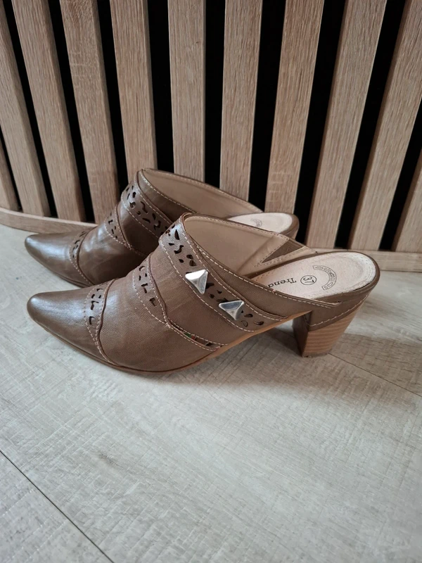 Sabots cuir Trendstyle marrons T 37