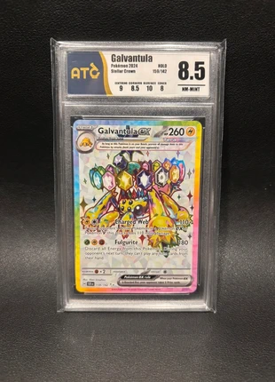 Galvantula EX - Holo - ATC 8.5, merk: Pokémon, staat: Nieuw zonder prijskaartje, € 21,50, € 23,28 inclusief Kopersbescherming