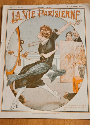 La Vie Parisienne - 1922 - revue ancien illustration Art Déco mode dessin, zustand: Sehr gut, 20,00 €, 21,70 € inklusive Vinted-Käuferschutz