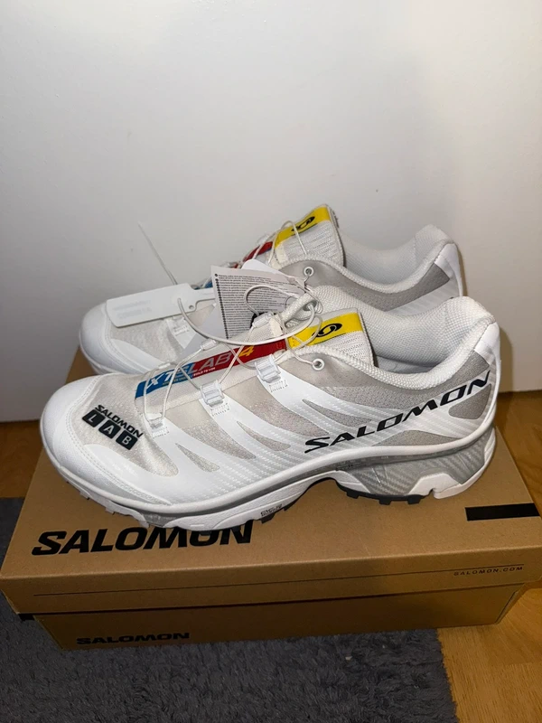 Salomon XT-4 OG Blanche White Ebony Lunar Rock - photo numéro 17