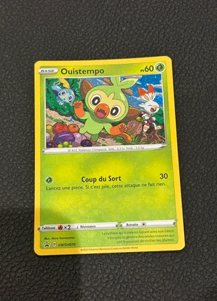 Carte Pokémon Ouistempo SWSH070 - Épée et Bouclier, marke: Pokémon, zustand: Sehr gut, 1,50 €, 2,28 € inklusive Vinted-Käuferschutz