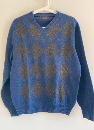 Blauw/grijze herentrui van Zara (M), marca: Zara, estado: Muito bom, tamanho: M, €7.50, €8.58 inclui Proteção do Comprador