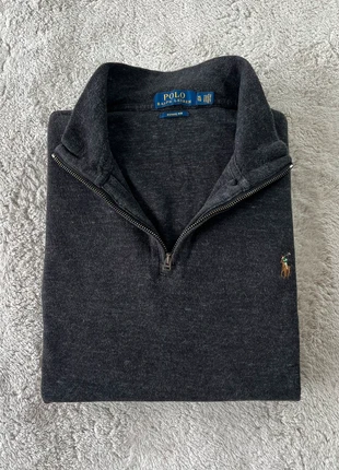 Pull Ralph Lauren 1/4 Zip col camionneur XL homme gris Très bon état, brand: Ralph Lauren, condition: Very good, size: XL, €55.00, €58.45 includes Buyer Protection