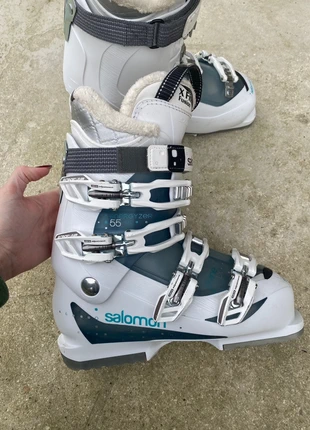 Bottes de ski Salomon blanche, brand: Salomon, condition: Very good, size: 38.5, €90.00, €95.20 includes Buyer Protection