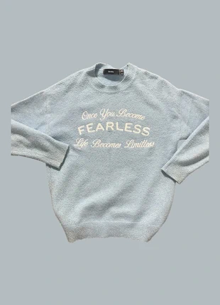 Crewneck Sweater Vintage Style Oversize Fit Embroidered, marque: Bershka, état: Très bon état, taille: S, 10,00 €, 11,20 € Protection acheteurs incluse