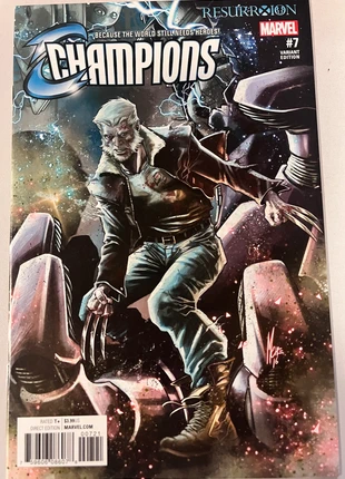 The Champions vol. 2 # 7 Incentive Marco Checchetto Resurrxion Variant (Marvel Comics), staat: Nieuw zonder prijskaartje, € 4,99, € 5,94 inclusief Kopersbescherming Pro