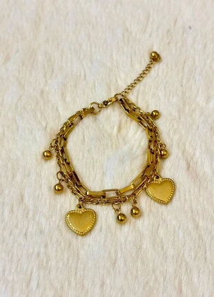 Bracelet doré pendentif, brand: le bijoutier, condizioni: Nuovo senza cartellino, €11.50, €12.78 include la Protezione acquisti