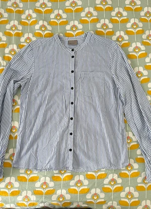 Chemise rayée bleue manches à volants, marca: Vero Moda, estado: Muy bueno, tamaño: S / 36 / 8, 12,00 €, 13,30 € Protección al comprador incluida