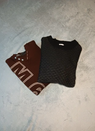 Lot de 2 Sweats, Sweat Pull manches longues - Bleu Marine & Brun - Taille S/M - Parfait état, marque: Celio, état: Neuf sans étiquette, taille: S, 2,50 €, 3,33 € Protection acheteurs incluse