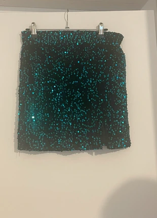 Jupe noire à sequins verts, marke: Retro & Icone, zustand: Neu, mit Etikett, größe: M / 38 / 10, 10,00 €, 11,20 € inklusive Vinted-Käuferschutz