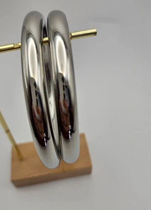 Lots de 2 joncs épais argenté, brand: Boutique Italiana, condizioni: Ottime, €30.00, €32.20 include la Protezione acquisti Pro