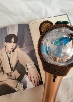 Crochet lightstick cover Jjongbear, brand: Handmade, condition: New with tags, €17.00, €18.55 includes Buyer Protection