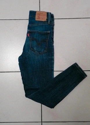 🌹Jean Levi's Mile High Super Skinny Bleu Marine Taille W24 JL2406075, brand: Levi's, condizioni: Ottime, taglia: XXS / IT 36 / EU 32, €19.00, €20.65 include la Protezione acquisti Pro