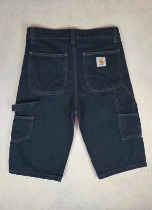 Short en jean carhartt bleu marine rework- workwear - taille W28 (FR 38), marque: Carhartt, état: Très bon état, taille: W28 | FR 38, 24,90 €, 26,85 € Protection acheteurs incluse