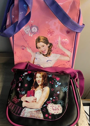 Violetta Disney Original – 2 Medium School Bags for Children, marca: Disney, estado: Nuevo con etiquetas, 10,00 €, 11,20 € Protección al comprador incluida