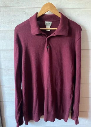 pull col V polo bordeaux homme XL LL bean, marque: L.L. Bean, état: Très bon état, taille: XL, 12,00 €, 13,30 € Protection acheteurs incluse
