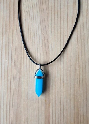 Blue crystal necklace, condition: Very good, €3.00, €3.85 includes Buyer Protection