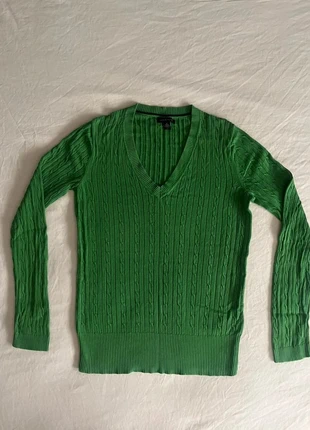 Pull Tommy Hilfiger Femme col V vert taille M, marke: Tommy Hilfiger, zustand: Sehr gut, größe: M / 38 / 10, 22,00 €, 23,80 € inklusive Vinted-Käuferschutz
