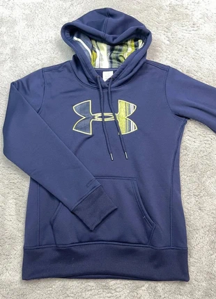 Sweat à Capuche under armour Bleu Marine Détail Jaune Homme et Femme - Taille XS, Très Bon État, brand: Under Armour, condizioni: Nuovo senza cartellino, taglia: XS / IT 38 / EU 34, €15.00, €16.45 include la Protezione acquisti
