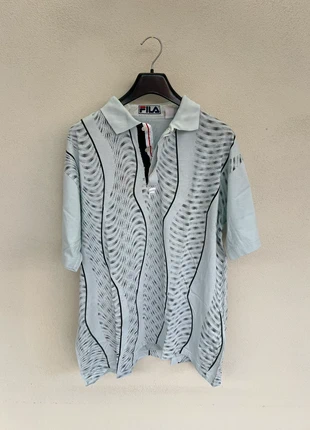| FILA Vintage Polo | Optical Pattern | 90s Retro Tennis Oldschool Style |, marke: FILA, zustand: Sehr gut, größe: L, 18,00 €, 19,60 € inklusive Vinted-Käuferschutz