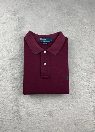 Polo manche courte - Polo Ralph Lauren - Couleur Rouge Bordeaux logo brodé Vert - Taille L Homme, marca: Polo Ralph Lauren, estado: Muito bom, tamanho: L, €19.90, €21.60 inclui Proteção do Comprador