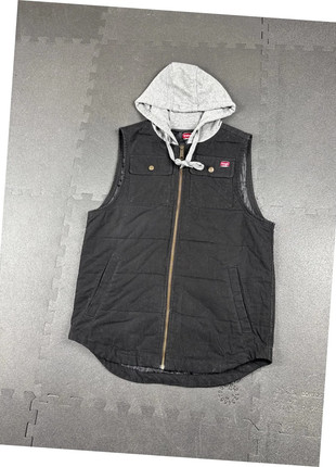 Veste sans manche noire Wrangler taille M homme à capuche workwear jacket - JAC0492, marque: Wrangler, état: Très bon état, taille: M, 14,99 €, 16,44 € Protection acheteurs (Pro) incluse