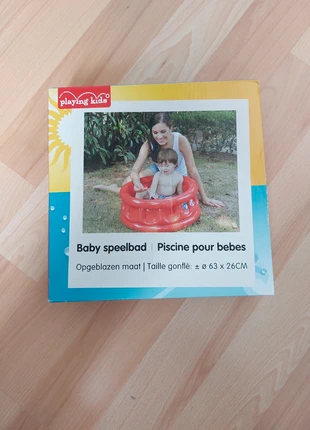 BLAUW opblaasbadje voor baby (playing kids), merk: Playing Kids, staat: Goed, maat: Universeel, € 1,50, € 2,28 inclusief Kopersbescherming