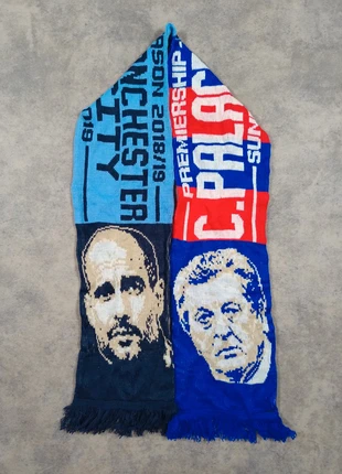 Écharpe de supporter Manchester City vs Crystal Palace – Premier League 2018/19, marque: Vintage Dressing, état: Très bon état, 14,90 €, 16,35 € Protection acheteurs incluse