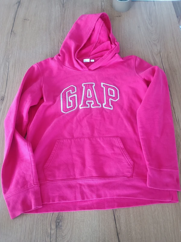 Sweat à capuche GAP rose S - photo numéro 4