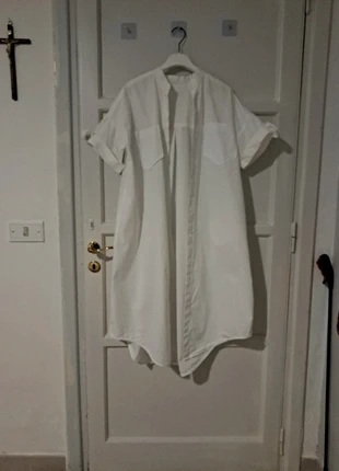 Vestito/camicione bianco, marca: Kocca, estado: Novo sem etiquetas, tamanho: S / 36 / 8, €11.00, €12.25 inclui Proteção do Comprador